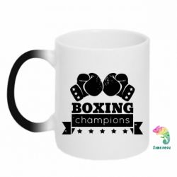 Чашка-хамелеон Boxing Champions - PrintSalon
