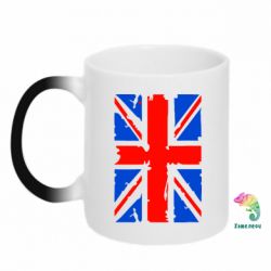 Чашка-хамелеон Британский флаг - PrintSalon