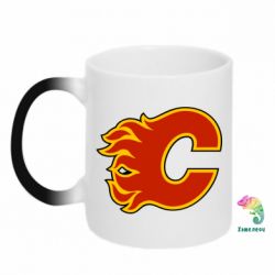 Чашка-хамелеон Calgary Flames - PrintSalon