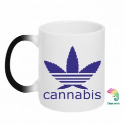 Чашка-хамелеон Cannabis - PrintSalon