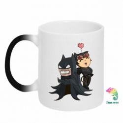 Чашка-хамелеон Catwoman and Angry Batman - PrintSalon