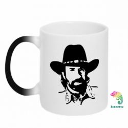 Чашка-хамелеон Чак Норис