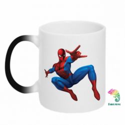Чашка-хамелеон Человек Паук - PrintSalon