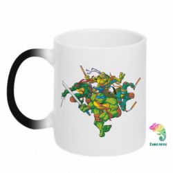 Чашка-хамелеон Черепашки-ниндзя