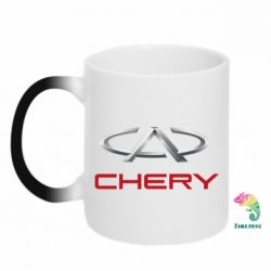 Чашка-хамелеон Chery Logo - PrintSalon