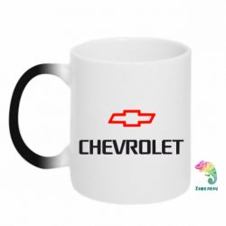 Чашка-хамелеон CHEVROLET - PrintSalon