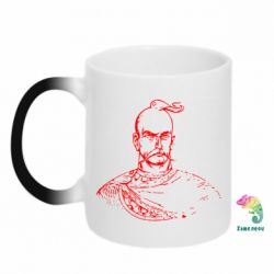 Кружка-хамелеон Чубатий козак