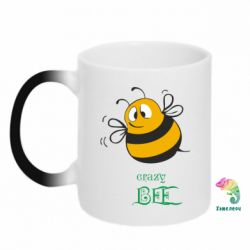 Чашка-хамелеон Crazy Bee - PrintSalon