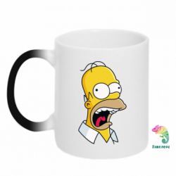 Чашка-хамелеон Crazy Homer!