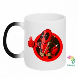 Чашка-хамелеон Deadpool Fallout Boy - PrintSalon