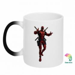 Чашка-хамелеон Deadpool - PrintSalon