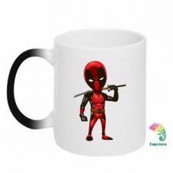 Чашка-хамелеон Дэдпул - PrintSalon