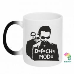 Чашка-хамелеон Depeche Mode Band - PrintSalon