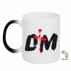 Чашка-хамелеон depeche mode logo - PrintSalon