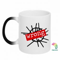Чашка-хамелеон Depeche Mode Wrong-PrintSalon Чашка-хамелеон Depeche Mode Wrong