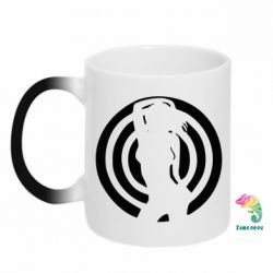 Чашка-хамелеон девушка мишень - PrintSalon