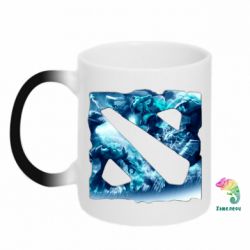 Чашка-хамелеон Dota 2 Fan Art (Logo) - PrintSalon