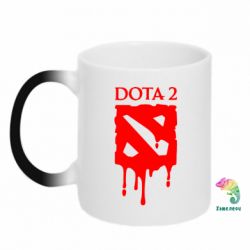Чашка-хамелеон Dota 2 Logo - PrintSalon