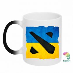 Чашка-хамелеон Dota 2 Ukraine Team
