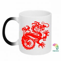 Чашка-хамелеон Дракон - PrintSalon