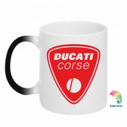 Чашка-хамелеон Ducati Corse - PrintSalon