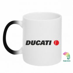 Чашка-хамелеон Ducati - PrintSalon