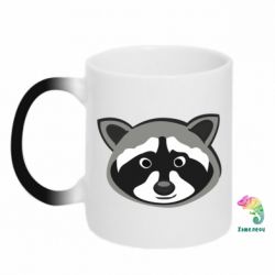 Чашка-хамелеон Енотик - PrintSalon