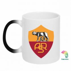 Чашка-хамелеон FC Roma - PrintSalon