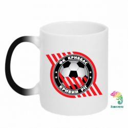 Чашка-хамелеон ФК Кривбасс Кривой Рог - PrintSalon