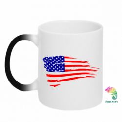 Чашка-хамелеон Флаг США - PrintSalon