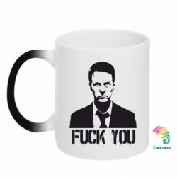 Чашка-хамелеон fuck you (бійцівський клуб) - PrintSalon