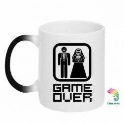 Чашка-хамелеон Game Over - PrintSalon