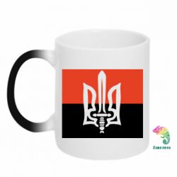 Чашка-хамелеон Герб Правого Сектору - PrintSalon