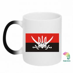 Чашка-хамелеон Герб та шаблі - PrintSalon