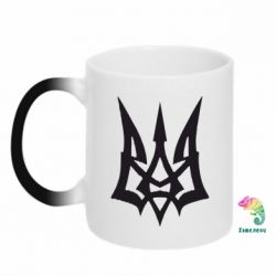 Чашка-хамелеон Герб України новий - PrintSalon
