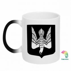 Чашка-хамелеон Герб України сокіл - PrintSalon
