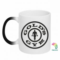 Чашка-хамелеон Gold's Gym - PrintSalon