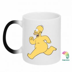 Чашка-хамелеон Голый Гомер Симпсон