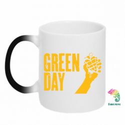 Чашка-хамелеон Green Day American Idiot - PrintSalon