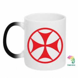 Чашка-хамелеон Грузинский Крест - PrintSalon