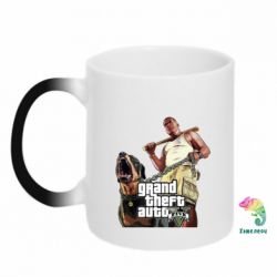 Чашка-хамелеон GTA V Logo - PrintSalon