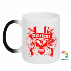 Чашка-хамелеон Guns n' Roses Logo - PrintSalon