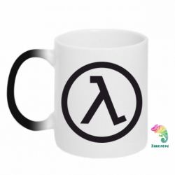 Чашка-хамелеон Half Life Logo - PrintSalon