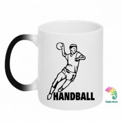 Чашка-хамелеон Handball - PrintSalon
