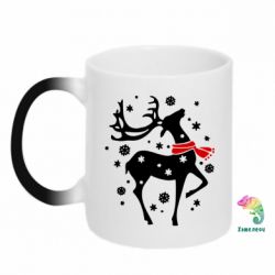 Чашка-хамелеон Happy Cristmas - PrintSalon
