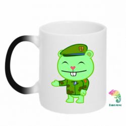 Чашка-хамелеон happy tree friends flippy-PrintSalon Чашка-хамелеон happy tree friends flippy