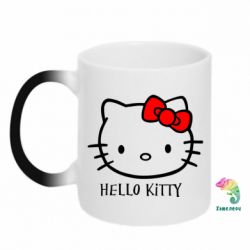 Чашка-хамелеон Hello Kitty - PrintSalon