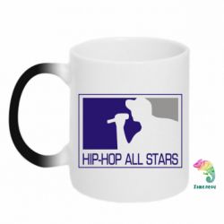 Чашка-хамелеон Hip-hop all stars - PrintSalon
