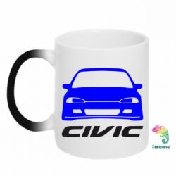 Чашка-хамелеон Honda Civic - PrintSalon