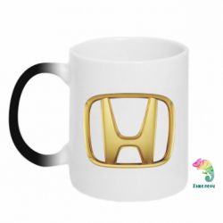 Чашка-хамелеон Honda Gold Logo - PrintSalon